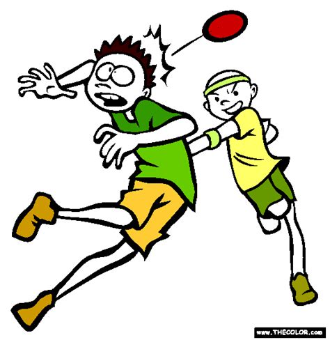Cartoon Kids Playing Dodgeball Stock Illustration Download Image