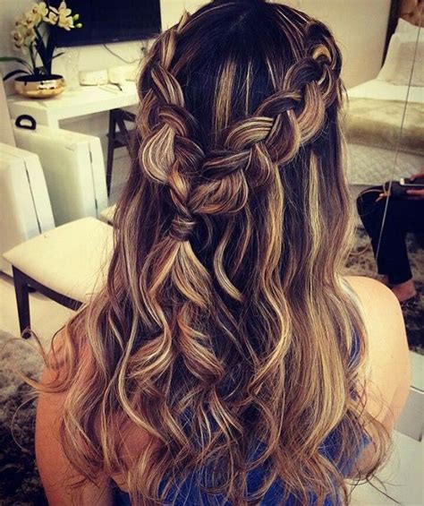Homecoming Or Prom Look Cute Pony Braid Twist Prom Hairstyles For