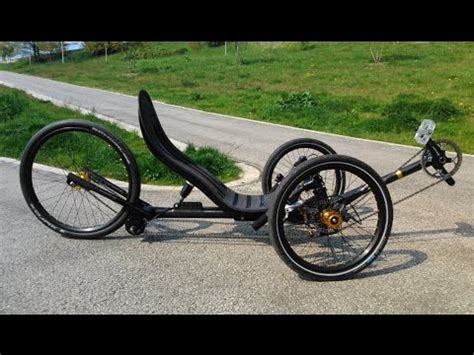 Because riding a trike is. Homemade Carbon Fibre Recumbent Trike - YouTube