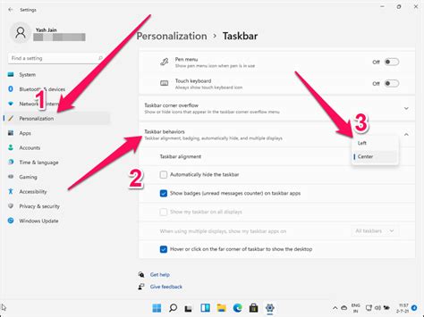 How To Change Position Of Taskbar In Windows 11 Gambaran