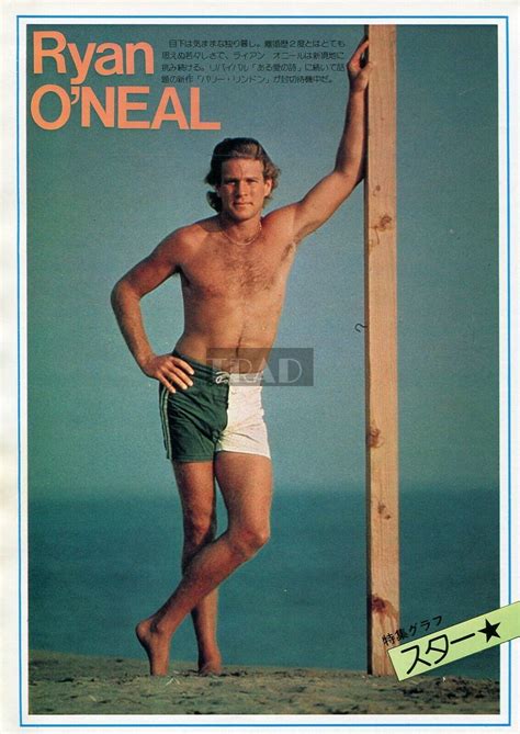 Ryan Oneal Shirtless Barefoot 1976 Jpn Picture Clipping 8x11 Mgn Ebay