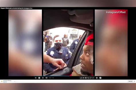 Offset Livestreams Getting Pulled Over By Cops In Beverly Hills