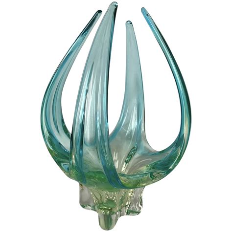 vintage chalet art glass aqua uranium basket prairie wind antiques ruby lane