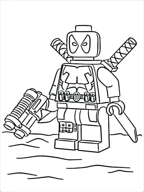 We hope you enjoy our growing collection of hd images to use as a. Dibujos de Lego Deadpool para Colorear, Pintar e Imprimir ...
