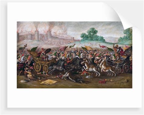 The Burning Of Jerusalem By Nebuchadnezzars Army Posters And Prints By