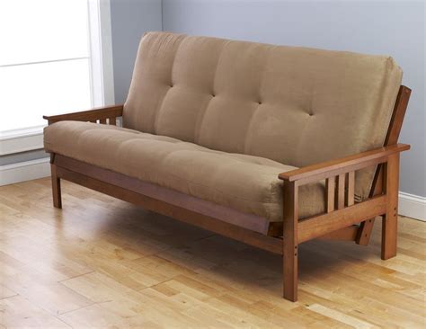 Find our buyers guide and expert reviews for best futon mattress 2021, inspired by traditional japanese bedding used for sleeping and sitting. Kodiak Furniture Eldorado "Medium Brown Finish" Frame w ...