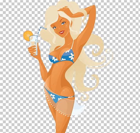 Bikini Swimsuit Woman Cartoon Png Clipart Art Bikini Cartoon Clothing Electric Blue Free
