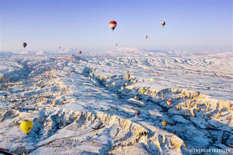 Balloon Rides Hot Air Balloon Winter Hacks Turkish Tea Cappadocia
