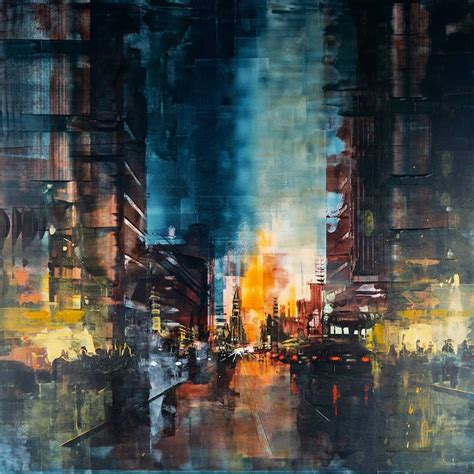 Expressive Paintings Capture The Energy Of Cities At Night Interview