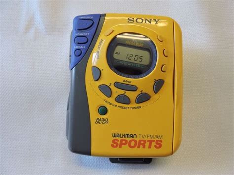 Sony Walkman Sports Wm Fs495 Tvfmam Radio Portable Tape
