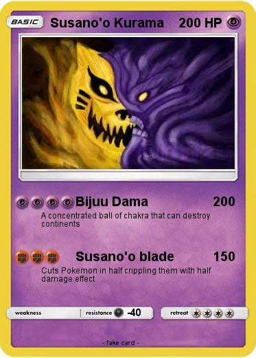 Pokémon Susano O Kurama Bijuu Dama My Pokemon Card