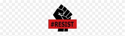 Hashtag Resist Black Power Fist Png Flyclipart