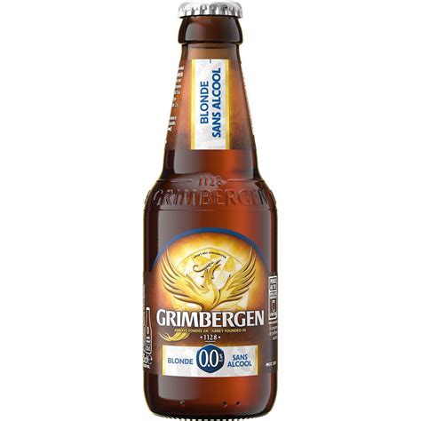 Grimbergen Bière Blonde 00° Sans Alcool 6 X 25cl Pack De 6