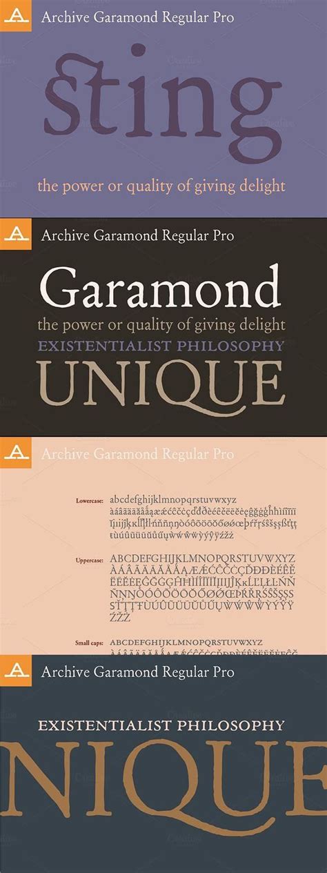 Garamond Regular Pro Affordable Serif Font