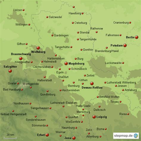 13 städte im landkreis harz. Sachsen-Anhalt und angrenzende Städte/Länder von maxi76 ...