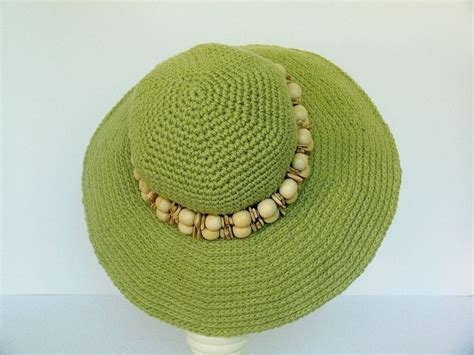 Free Crochet Pattern Hat With Brim For Summer Womens Wide Brim Sun Hat