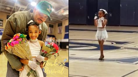 Chris Brown Surprises Daughter Royalty At Her Dance Recital 💃🏾