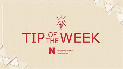 Bcc Tip Of The Week Announce University Of Nebraska Lincoln