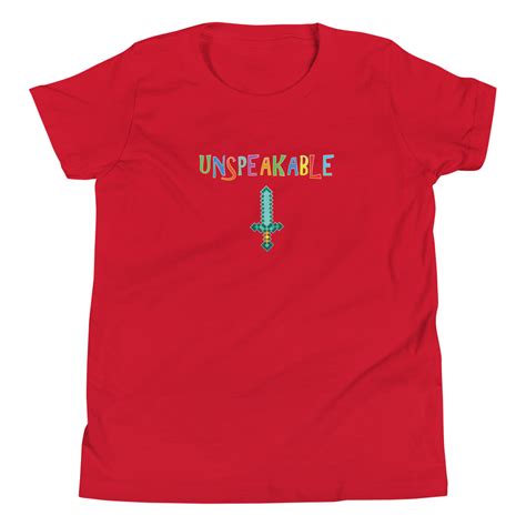 Unspeakable Sword Printed Kid T Shirt Unspeakable Merch