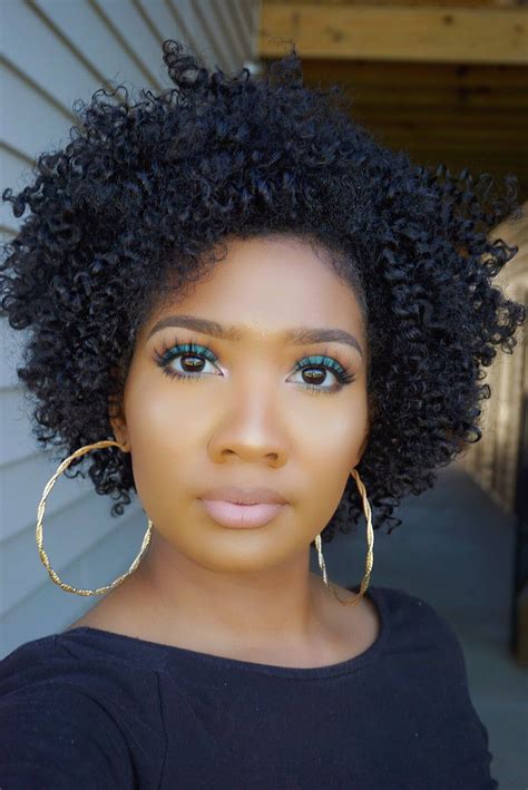 You may keep your natural hair color and add a bit of spice to it with subtle highlights. Curly hair tutorial for short hair