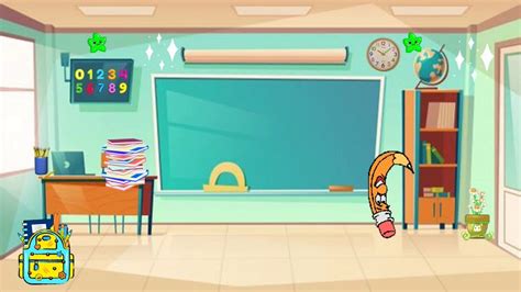 Back To School Animated Screen Background Education Free Download