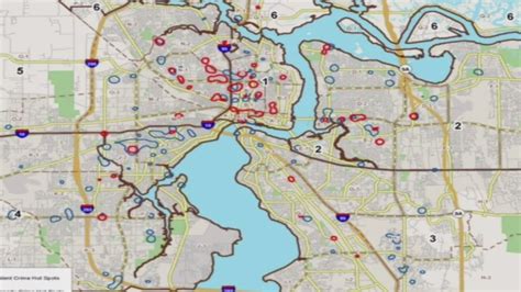 Jso Map Shows Citys Crime Hotspots