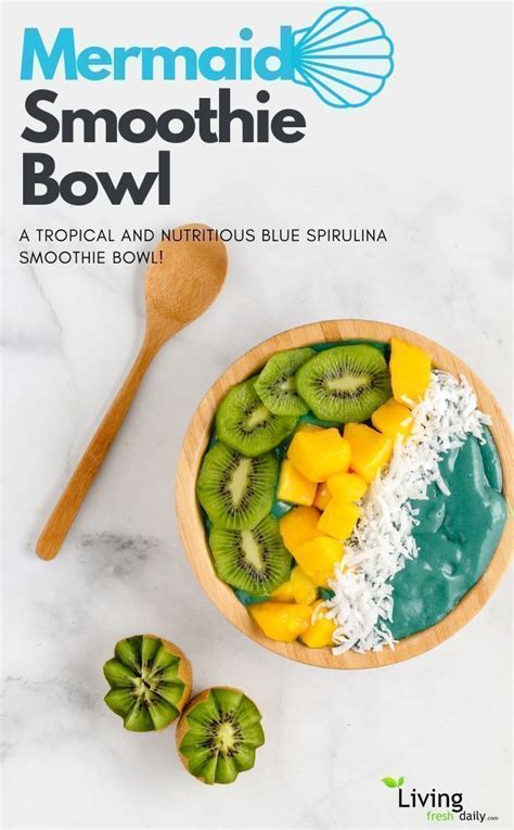 Blue Spirulina Smoothie Bowl Recipe Spirulina Smoothie Superfood