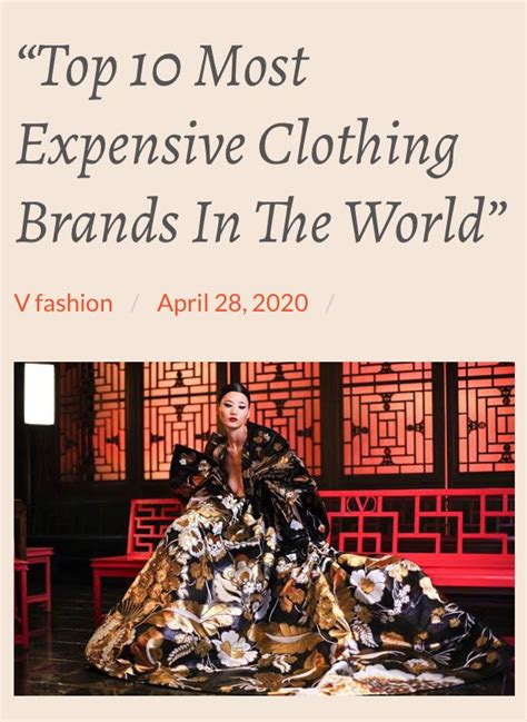 10 Most Expensive Luxury Fashion Brands In The World Iucn Water