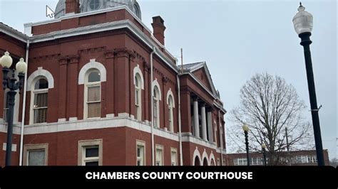 Chambers County courthouse - The Court Direct