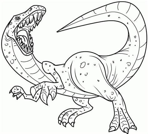 Kolorowanka Dinozaur Spinozaur Pobierz Wydrukuj Lub Pokoloruj Online