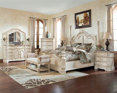 The Ortanique Bedroom Collection White Bedroom Set Antique White