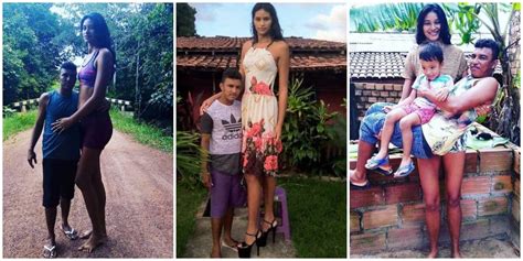Elisane Silva Tall Woman Marries Shorter Hubby Carries Him And Their
