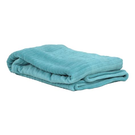 Turquoise Ribbed Throw Blanket Turquoise Blanket Textured Throw
