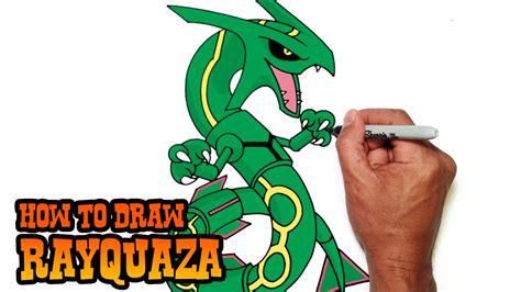 Https://tommynaija.com/draw/how To Draw A Rayquaza