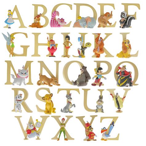 Disney Enchanting Collection Alphabet Letter Figurines Choose A