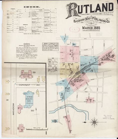 Sanborn Maps Available Online Rutland County Vermont