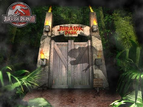 Jurassic Park 3 The Doors Jurassic Park Gate Hd Wallpaper Peakpx