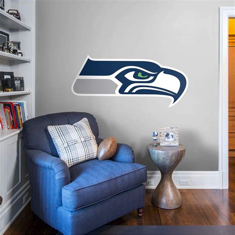 Seattle Seahawks Logo Wall Decal Fathead Official Site Seattle