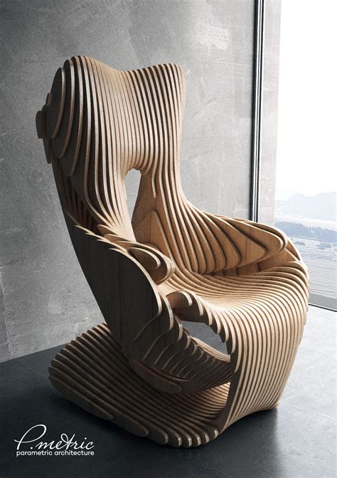 Parametric Chair On Behance Cardboard Furniture Funky Furniture
