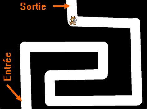 Projet labyrinthe avec scratch activité n°1 : Mission n° 2 : déplacement dans un labyrinthe avec scratch.