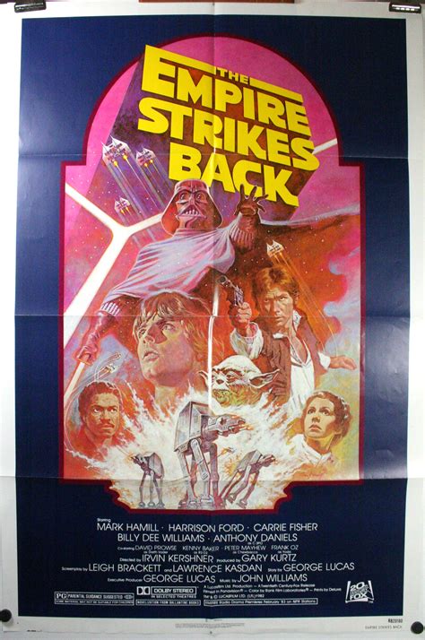 Star Wars Episode V The Empire Strikes Back Sheet Original Re Release Movie Poster