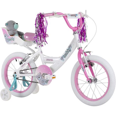 16 Inch Girl Bike With Training Wheels Becycle Bikes