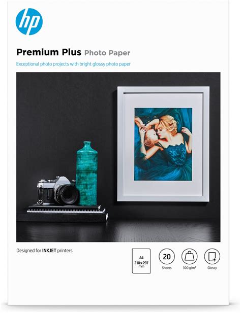 Hp Premium Plus Glossy Photo Paper 20 Shta4210 X 297 Mm 79 In