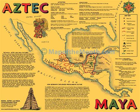 Aztec Maya Maps For The Classroom