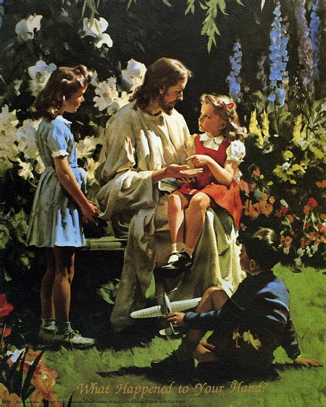 Jesus With Children 2 Catholic Picture Print Etsy