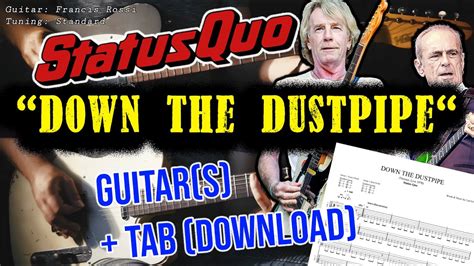 Play It Like Status Quo Down The Dustpipe For Lead And Rhythm Guitar Tab Download In 4k