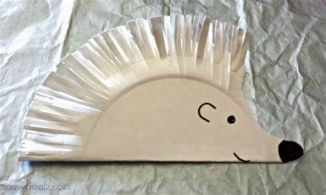 Diy Hedgehog Paper Plate Craft For Kids Crafty Morning