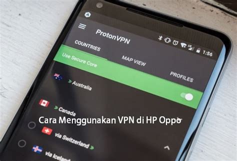 Cara Menggunakan VPN Di HP Android Oppo