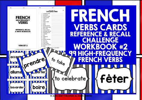 French Gcse Verbs Cards 2 Teaching Resources