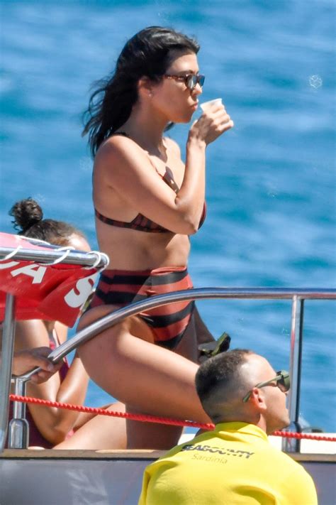 kourtney kardashian in bikini at a boat in sardinia 07 30 2019 hawtcelebs
